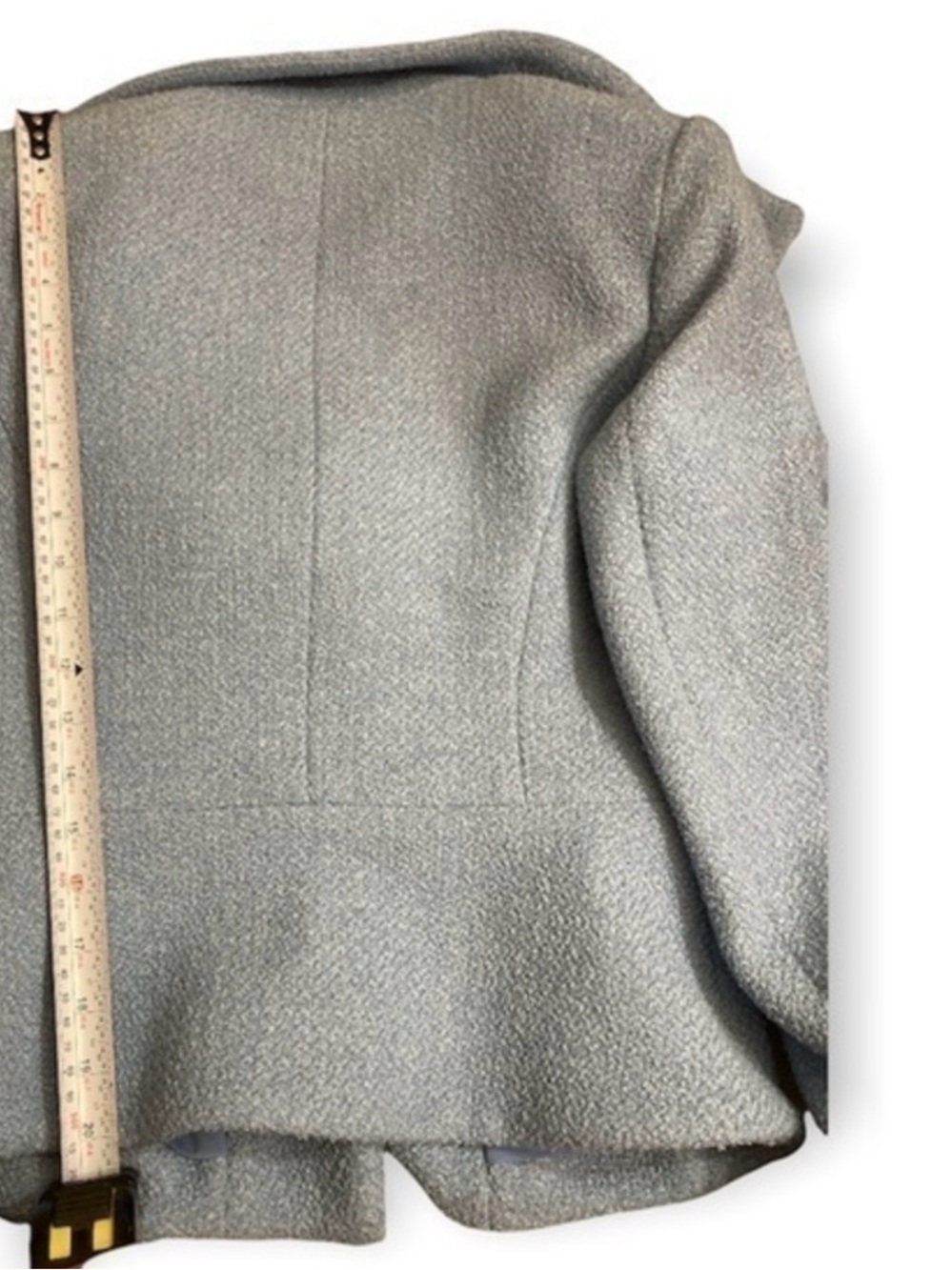 Etcetera Light Blue Tailored Wool-Blend Blazer - Picture 5 of 8